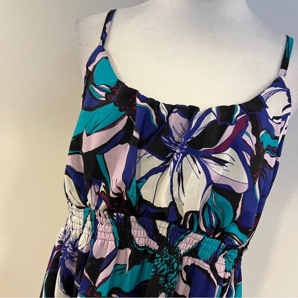 Elle Floral Maxi Dress with Spaghetti Straps size extra large - Picture 2 of 13